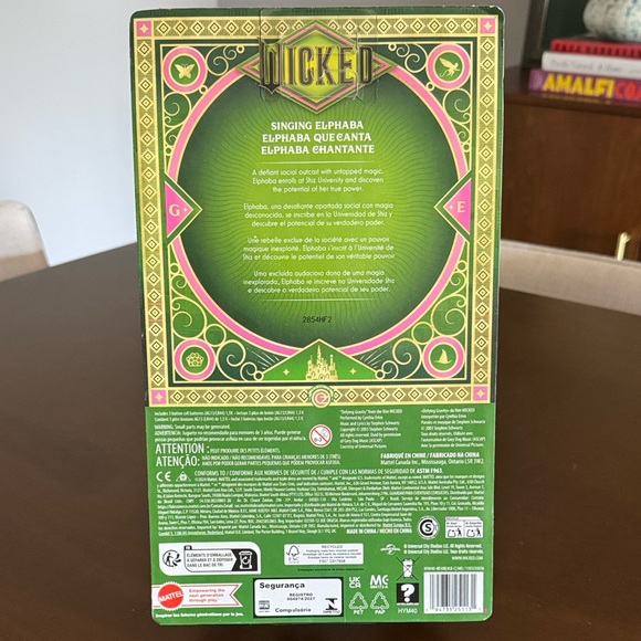 MATTEL Wicked Movie Singing Elphaba RARE Doll - Recall URL Error Misprint - Picture 4 of 5